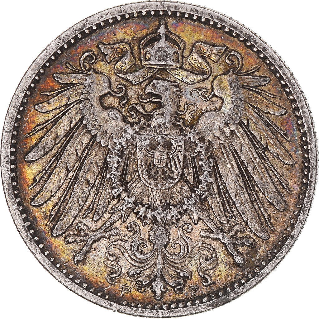 Coin, GERMANY - EMPIRE, Wilhelm II, Mark, 1902, Muldenhütten, AU(50-53)