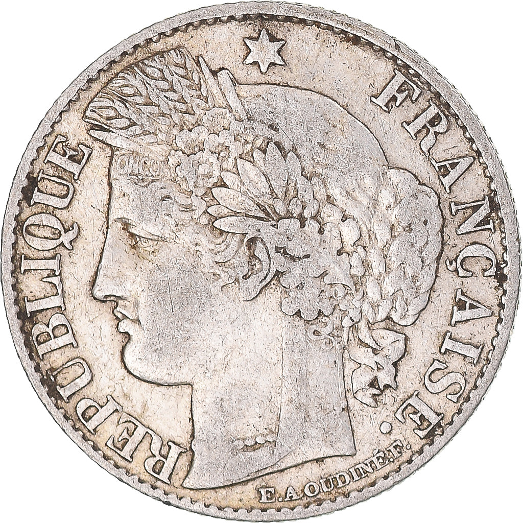 Coin, France, Cérès, 50 Centimes, 1895, Paris, AU(50-53), Silver, KM:834.1
