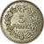 Moneta, Francia, Lavrillier, 5 Francs, 1937, Paris, MB+, Nichel, Gadoury:760