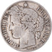 Moeda, França, Cérès, 50 Centimes, 1881, Paris, VF(30-35), Prata, KM:834.1