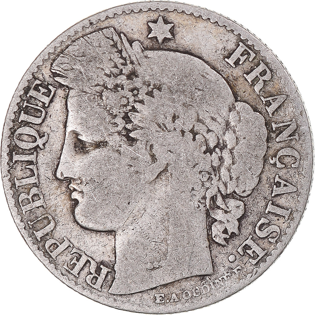 Moneta, Francja, Cérès, 50 Centimes, 1895, Paris, VF(20-25), Srebro, KM:834.1
