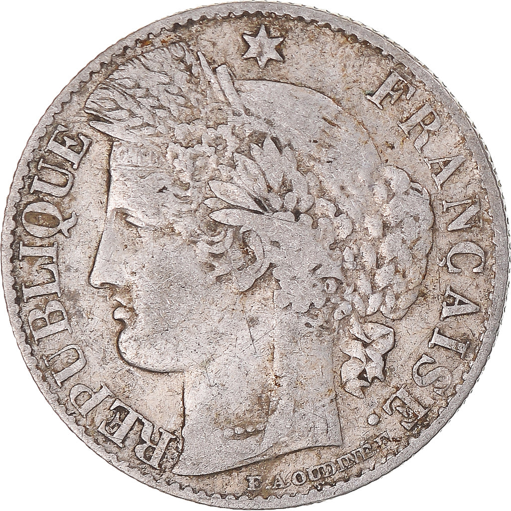 Moneta, Francja, Cérès, 50 Centimes, 1894, Paris, VF(30-35), Srebro, KM:834.1