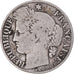 Moneta, Francia, Cérès, 50 Centimes, 1872, Bordeaux, MB, Argento, KM:834.2