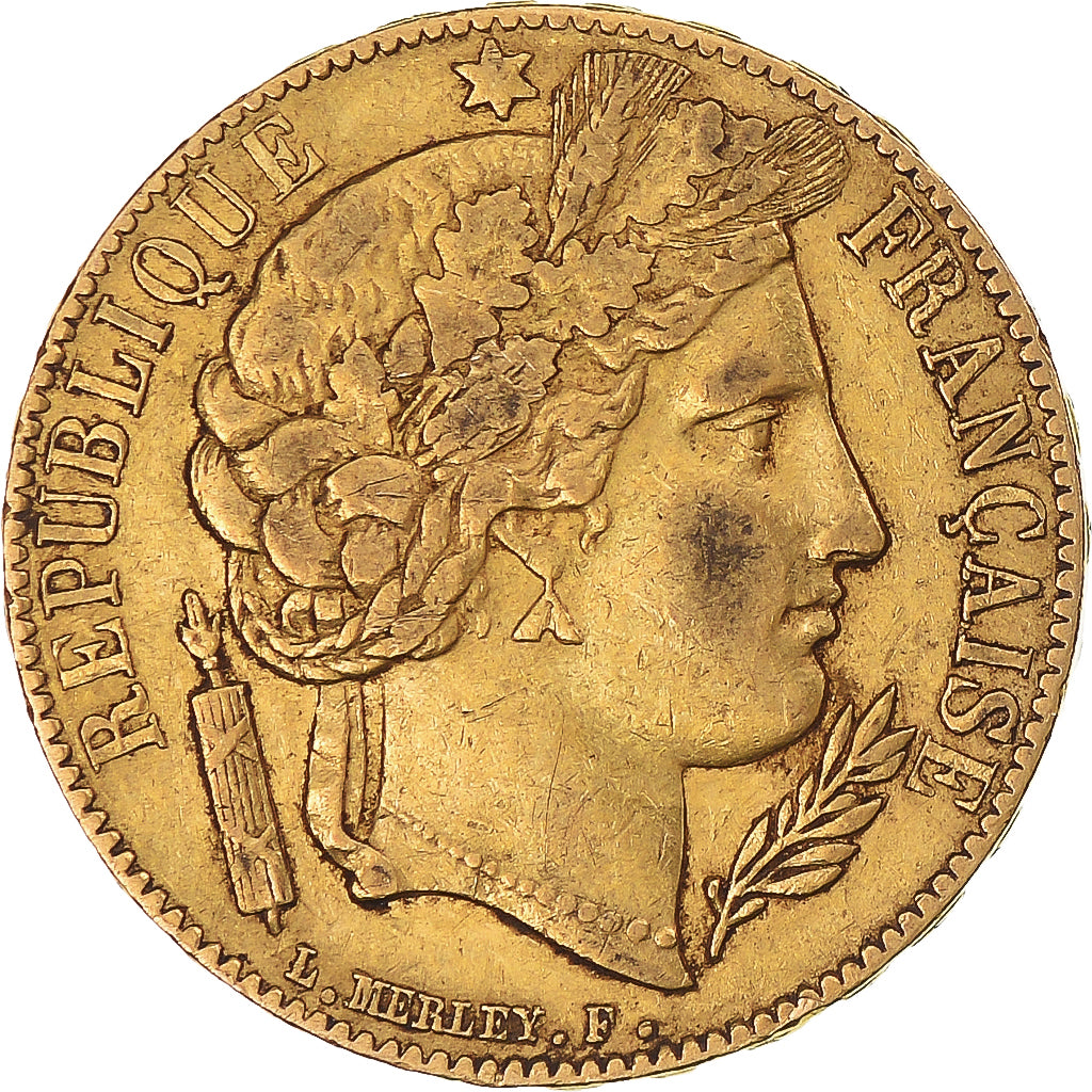 Moneda, Francia, Cérès, 20 Francs, 1851, Paris, MBC, Oro, KM:762, Gadoury:1059