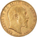 Moneta, Australia, Edward VII, Sovereign, 1907, BB+, Oro, KM:15