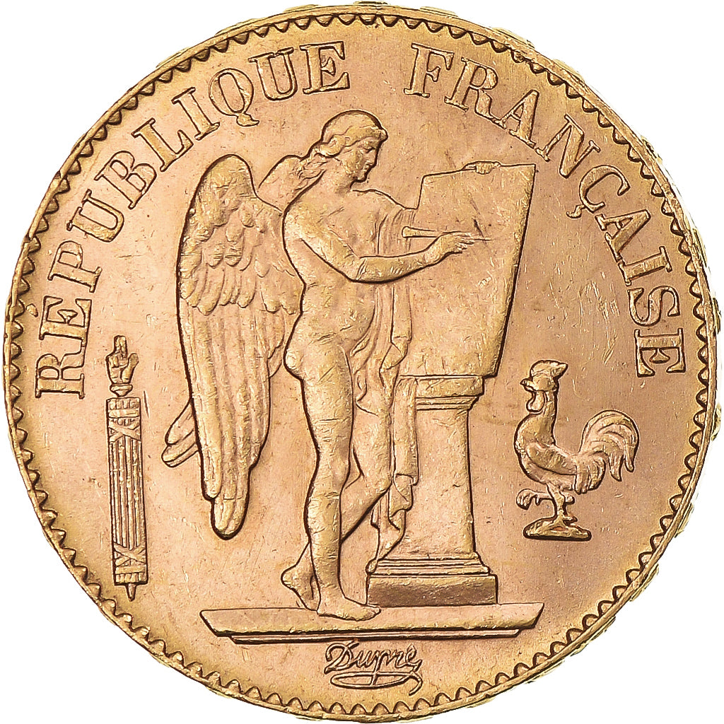 Munten, Frankrijk, Génie, 20 Francs, 1897, Paris, ZF+, Goud, KM:825