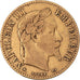 Moeda, França, Napoleon III, 10 Francs, 1864, Paris, VF(30-35), Dourado