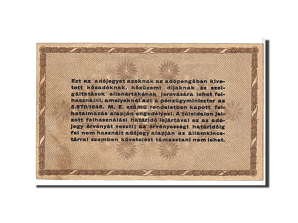 Banknote, Hungary, 10,000 (Tizezer) Adópengö, 1946, KM:143a, EF(40-45)