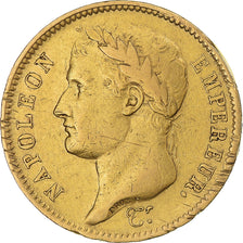 Coin, France, Napoleon I, 40 Francs, 1811, Paris, A/Coq, EF(40-45), Gold