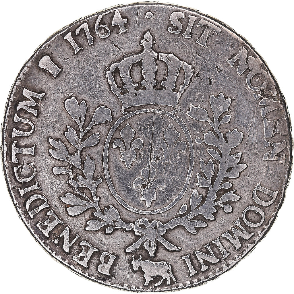 Frankreich, Louis XV, Écu de Béarn au bandeau, Ecu, 1764, Pau, VF(30-35), S...