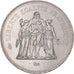 Münze, Frankreich, Hercule, 50 Francs, 1976, Paris, VZ+, Silber, KM:941.1