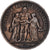 Moneta, Francia, Hercule, 5 Francs, 1873, Bordeaux, MB+, Argento, KM:820.2