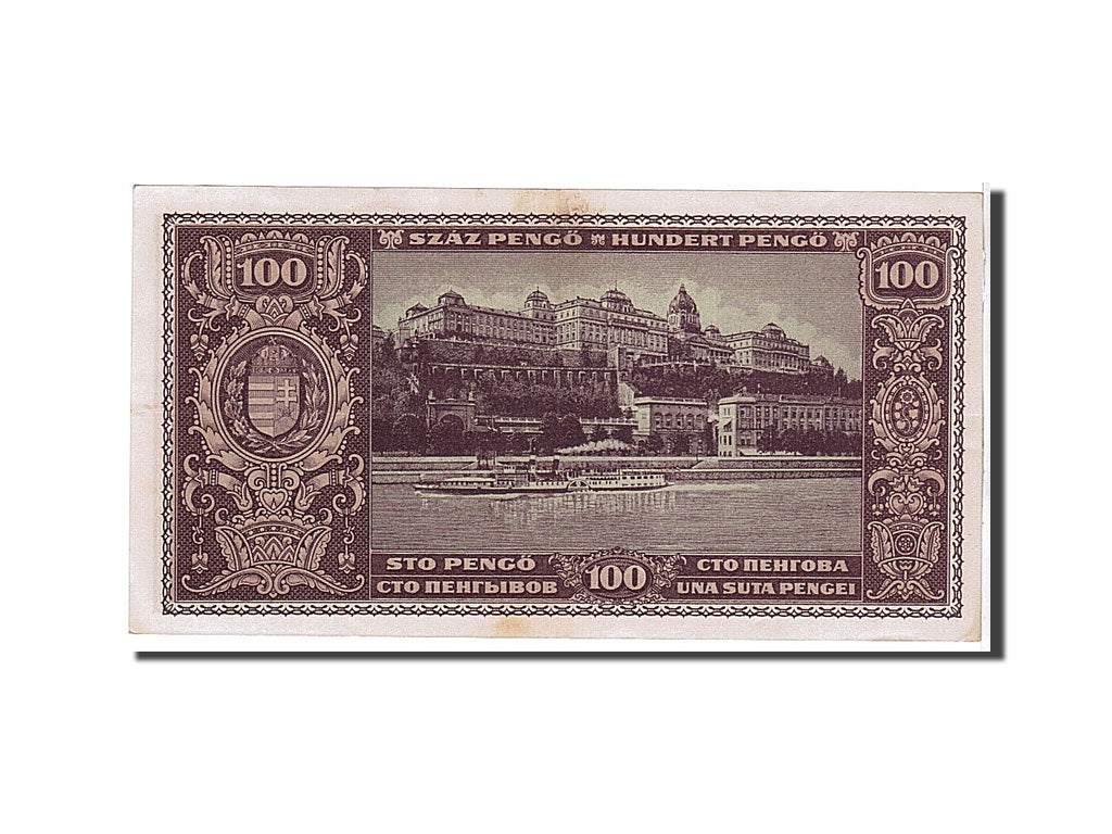 Banknote, Hungary, 100 Pengö, 1945, KM:111b, AU(50-53)