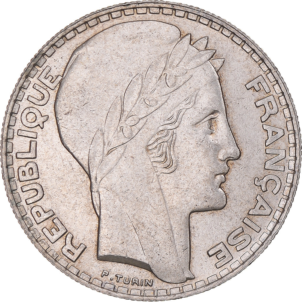Munten, Frankrijk, Turin, 20 Francs, 1933, Paris, PR+, Zilver, KM:879