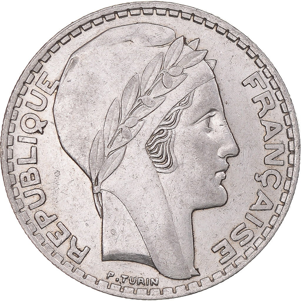 Moneta, Francia, Turin, 20 Francs, 1937, Paris, SPL, Argento, KM:879