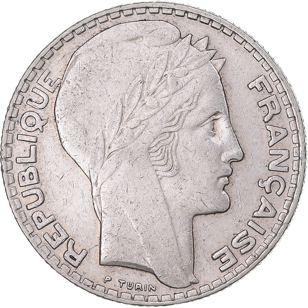 Coin, France, Turin, 10 Francs, 1934, Paris, EF(40-45), Silver, KM:878