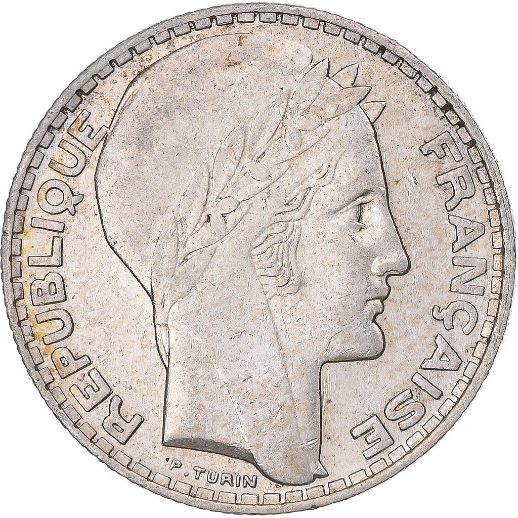 Moneta, Francia, Turin, 10 Francs, 1929, Paris, SPL-, Argento, KM:878