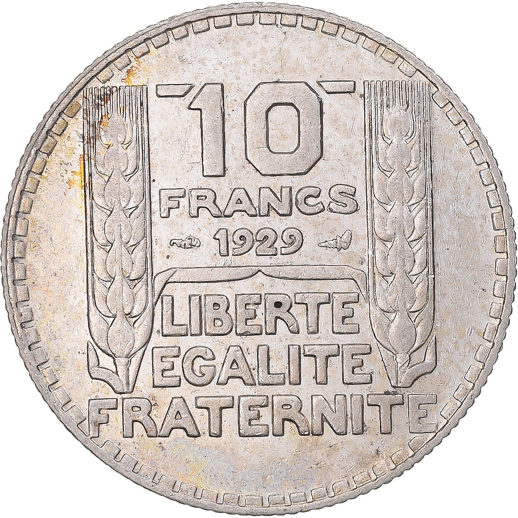 Moneta, Francia, Turin, 10 Francs, 1929, Paris, SPL-, Argento, KM:878
