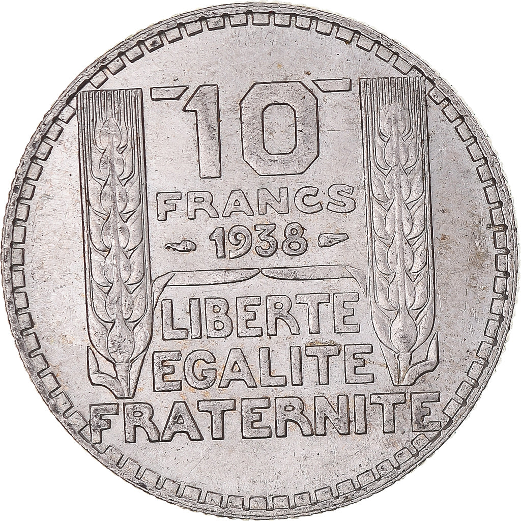 Munten, Frankrijk, 10 Francs, 1938, Paris, PR+, Zilver, KM:878, Gadoury:801
