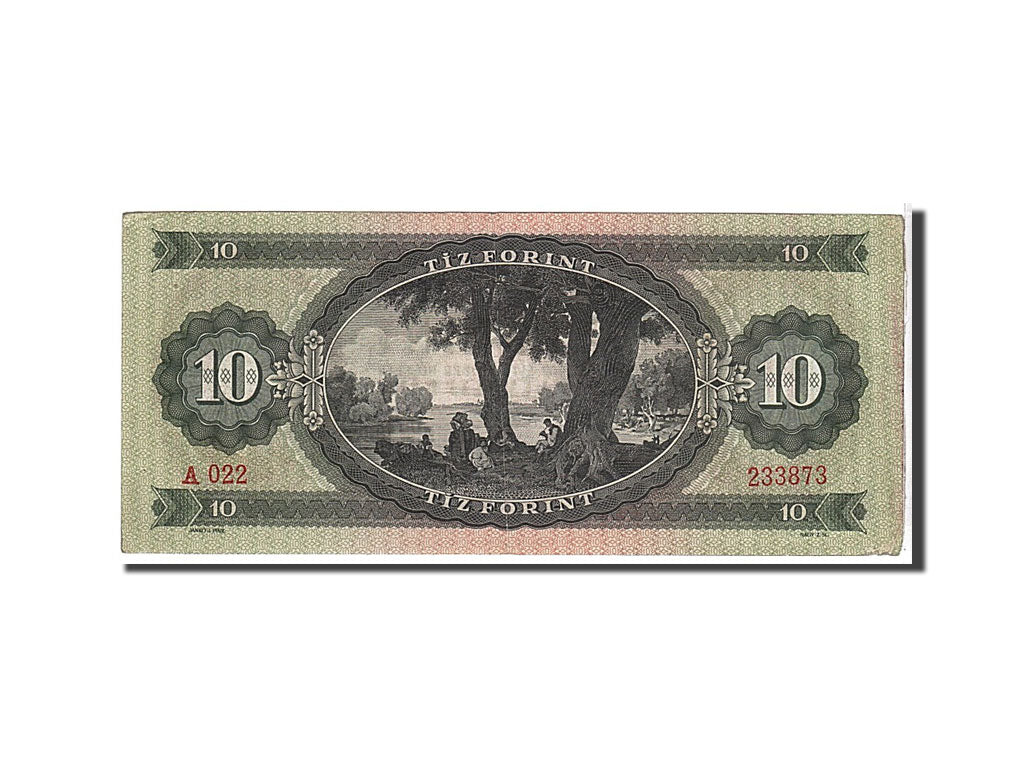 Billete, 10 Forint, 1962, Hungría, MBC