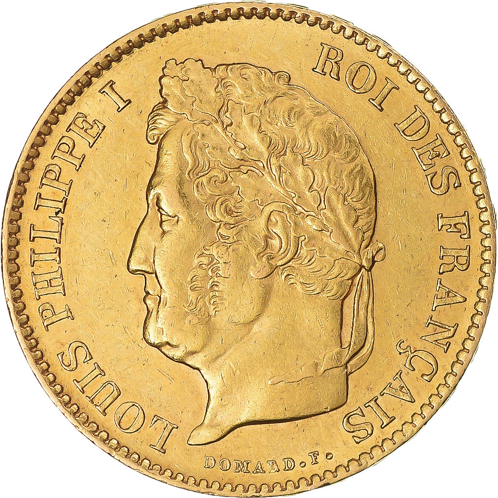 Munten, Frankrijk, Louis-Philippe, 40 Francs, 1831, Paris, ZF+, Goud, KM:747.1