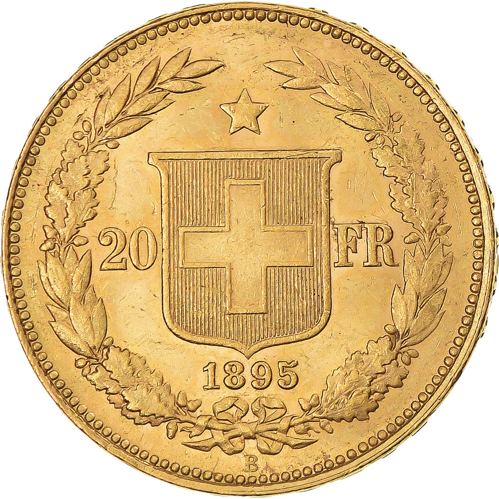 Moneda, Suiza, 20 Francs, 1895, Bern, EBC, Oro, KM:31.3