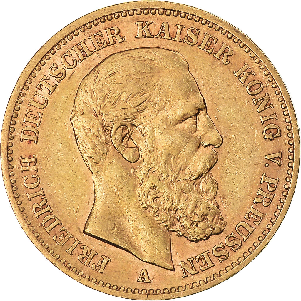 Monnaie, Etats allemands, PRUSSIA, Friedrich III, 20 Mark, 1888, Berlin, SUP