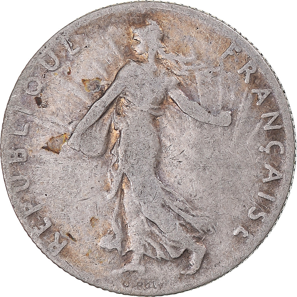 Coin, France, Semeuse, 50 Centimes, 1901, Paris, VF(20-25), Silver, KM:854