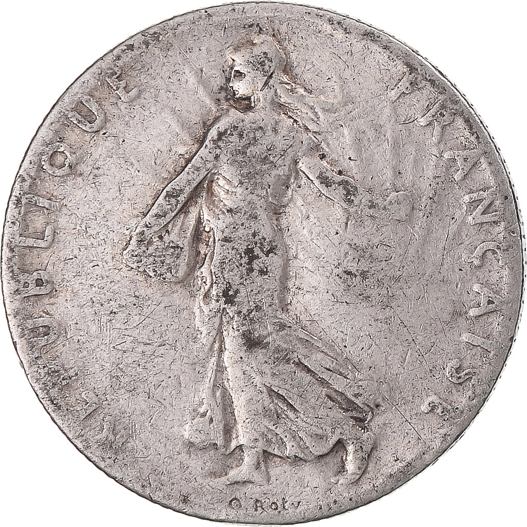 Munten, Frankrijk, Semeuse, 50 Centimes, 1905, FR+, Zilver, KM:854, Gadoury:420