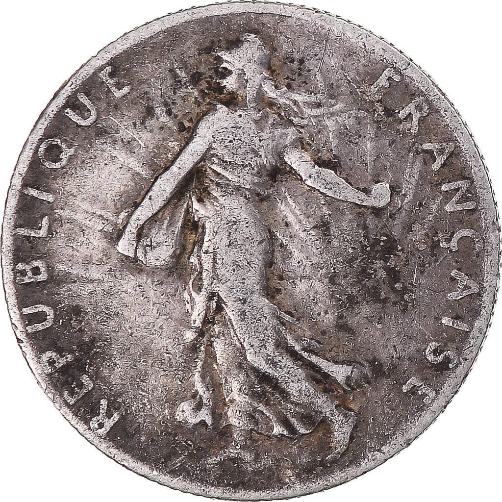Coin, France, Semeuse, 50 Centimes, 1907, Paris, EF(40-45), Silver, KM:854