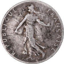 Coin, France, Semeuse, 50 Centimes, 1907, Paris, EF(40-45), Silver, KM:854