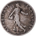 Munten, Frankrijk, Semeuse, 50 Centimes, 1908, Paris, ZF, Zilver, KM:854