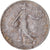 Munten, Frankrijk, Semeuse, 50 Centimes, 1908, Paris, ZF, Zilver, KM:854