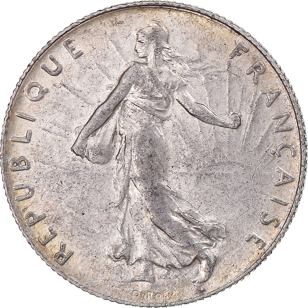 Moneda, Francia, Semeuse, 50 Centimes, 1910, Paris, BC+, Plata, KM:854