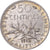 Munten, Frankrijk, Semeuse, 50 Centimes, 1910, Paris, FR+, Zilver, KM:854