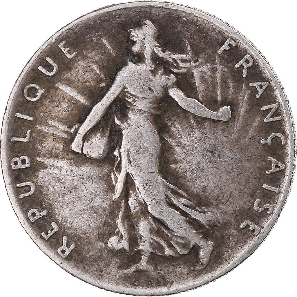 Munten, Frankrijk, Semeuse, 50 Centimes, 1912, PR, Zilver, Gadoury:420