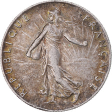 Moneta, Francia, Semeuse, 50 Centimes, 1914, Paris, SPL-, Argento, KM:854