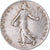 Moneta, Francia, Semeuse, 50 Centimes, 1917, Paris, BB, Argento, KM:854