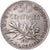 Moneta, Francia, Semeuse, 50 Centimes, 1917, Paris, BB, Argento, KM:854