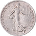 Moeda, França, Semeuse, 50 Centimes, 1918, Paris, AU(55-58), Prata, KM:854