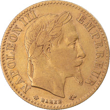Moeda, França, Napoleon III, Napoléon III, 10 Francs, 1866, Paris, EF(40-45)