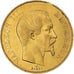 Coin, France, Napoleon III, 50 Francs, 1855, Paris, AU(55-58), Gold, KM:785.1