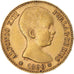 Munten, Spanje, Alfonso XIII, 20 Pesetas, 1890, Madrid, PR, Goud, KM:693