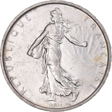 Münze, Frankreich, Semeuse, 5 Francs, 1963, Paris, VZ+, Silber, KM:926