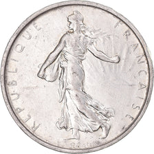 France, Semeuse, 5 Francs, 1966, Paris, MS(60-62), Silver, KM:926, Gadoury:770