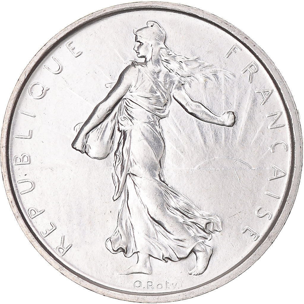 France, Semeuse, 5 Francs, 1969, Paris, MS(60-62), Silver, KM:926, Gadoury:770