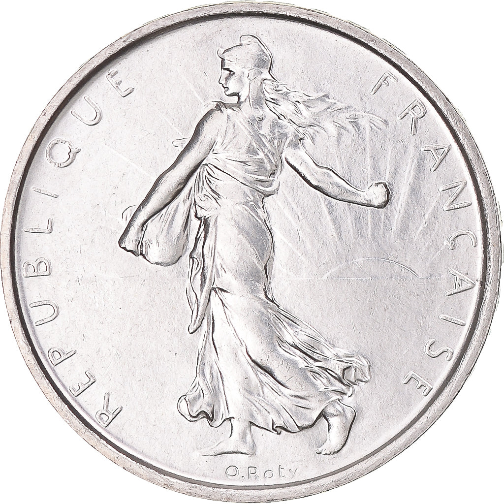 France, Semeuse, 5 Francs, 1969, Paris, MS(60-62), Silver, KM:926, Gadoury:770