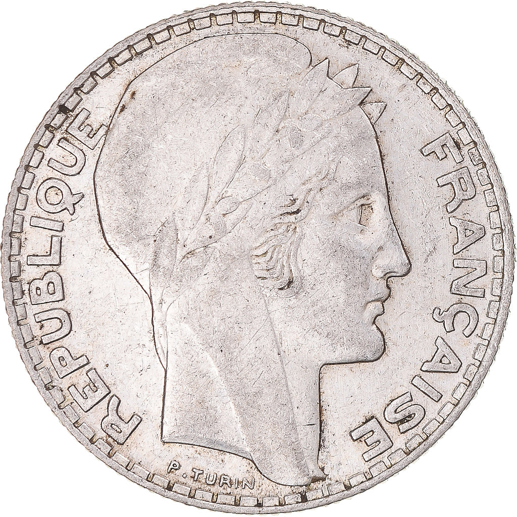 Moeda, França, Turin, 10 Francs, 1931, Paris, AU(50-53), Prata, KM:878