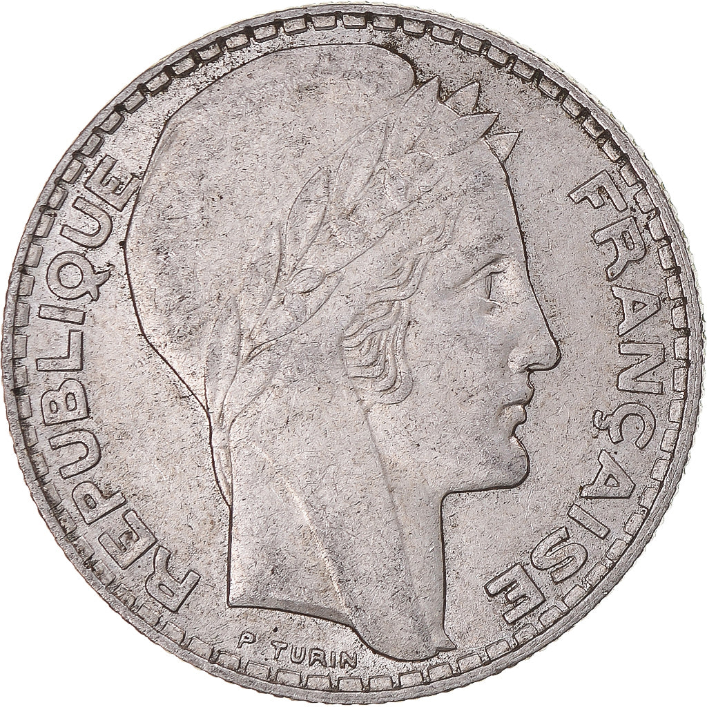Monnaie, France, Turin, 10 Francs, 1934, Paris, Variété, TTB+, Argent