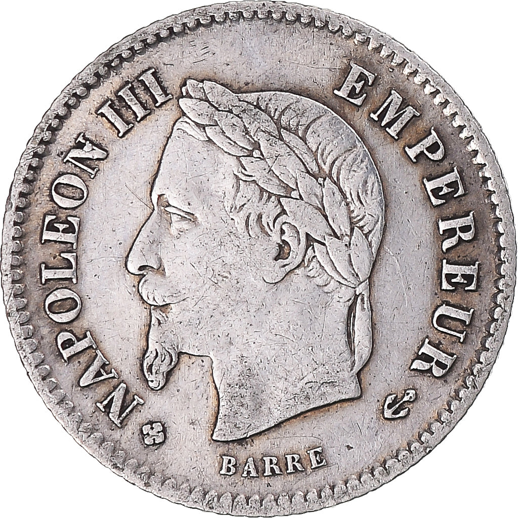 Coin, France, Napoleon III, Napoléon III, 20 Centimes, 1867, Strasbourg